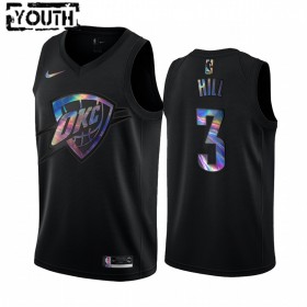 Dres Oklahoma City Thunder George Hill 3 Iridescent HWC Collection Swingman - Dječji
